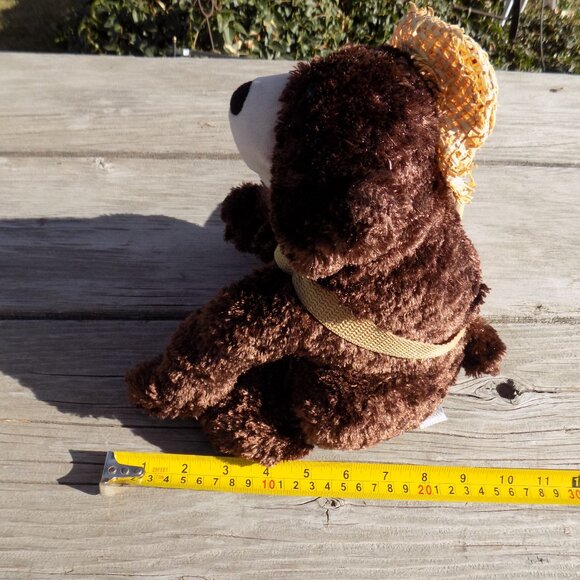 GEMMY INDUSTRIES FISHERMAN WORN HAT Fish Basket plush animal stuffed animal READ - Picture 7 of 10